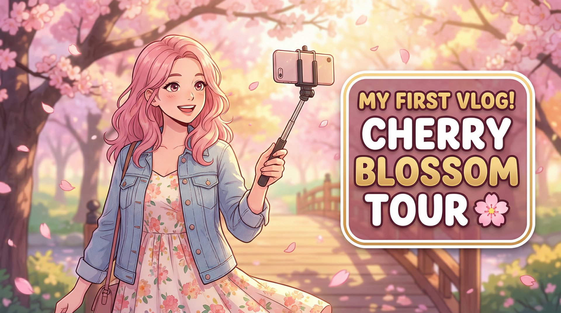 每日大赛春日樱花季旅拍视频